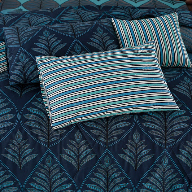 7 Pcs Comforter Set King Size Design KCC 36