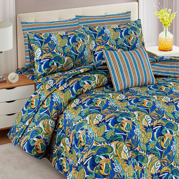 7 Pcs Comforter Set King Size Design KCC 53