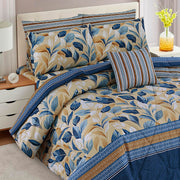 7 Pcs Comforter Set King Size Design KCC 68